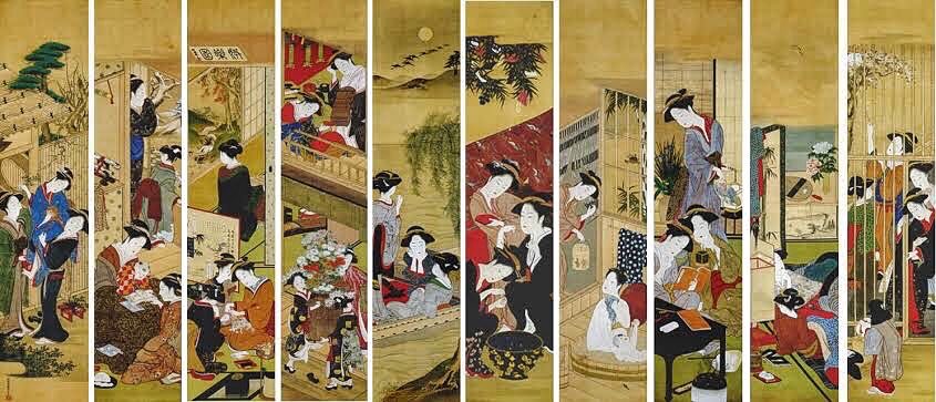 南馆潇湘on Twitter 浮世绘 赏 7 4 葛饰北斋是十八世纪至十九世纪中叶十分活跃的画师他在10年达到了绘画巅峰创造出一生中最精彩的风景系列