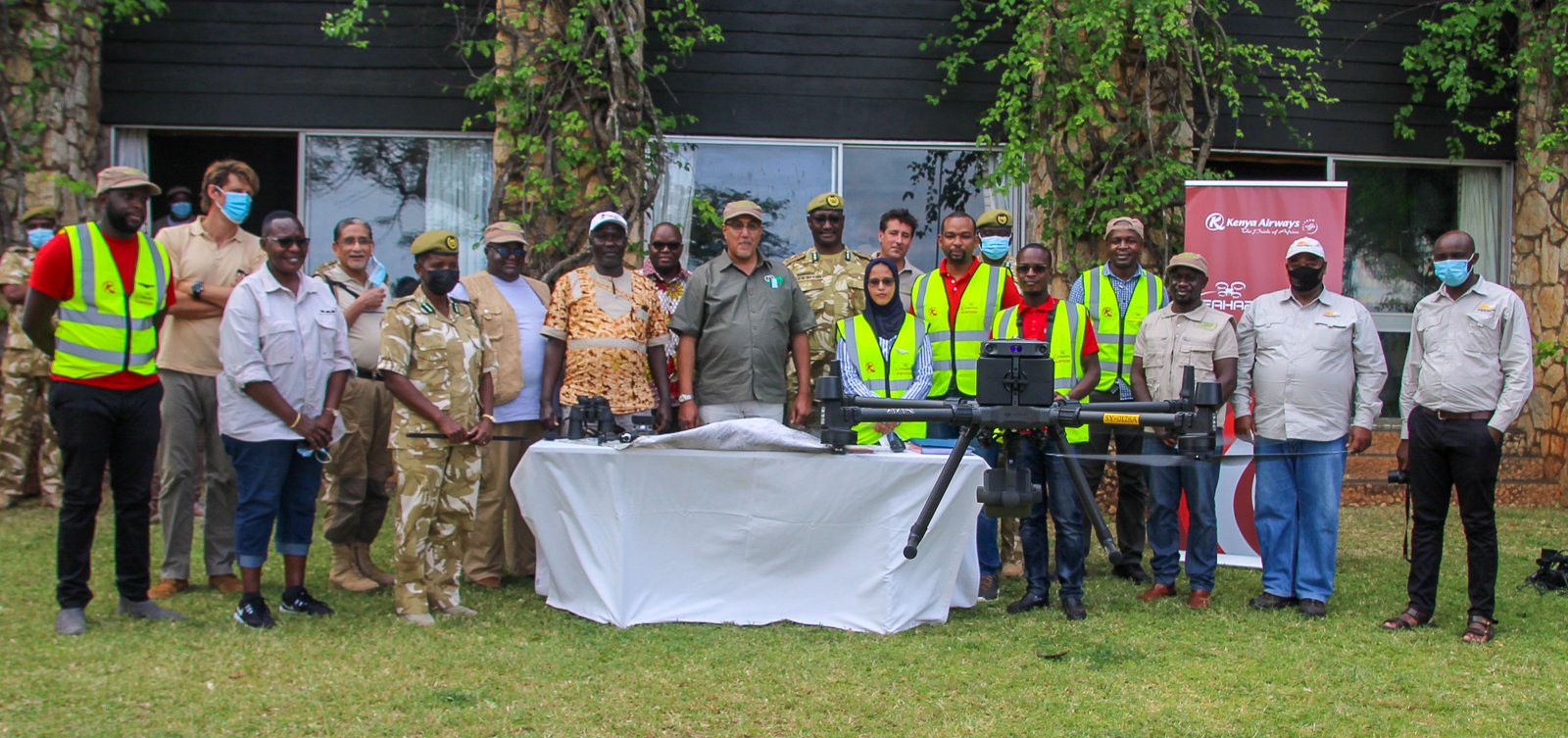 KWS on Twitter "Fahari Aviation Kenya Airways team demonstrating the