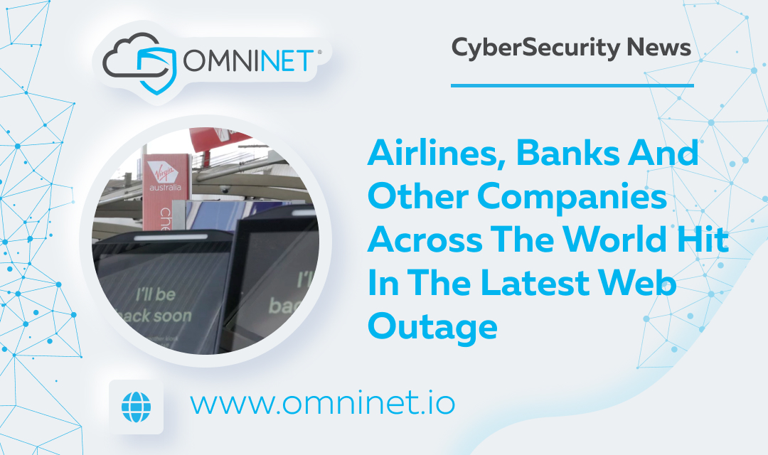 OmniNetInc's tweet photo. Airlines, Banks And Other Companies Across The World Hit In The Latest Web Outage

Websites and mobile apps were disrupted in the second major tech outage this month affecting large corporations around the globe

https://t.co/cxMamqiwyz https://t.co/B8DUfj8vsh