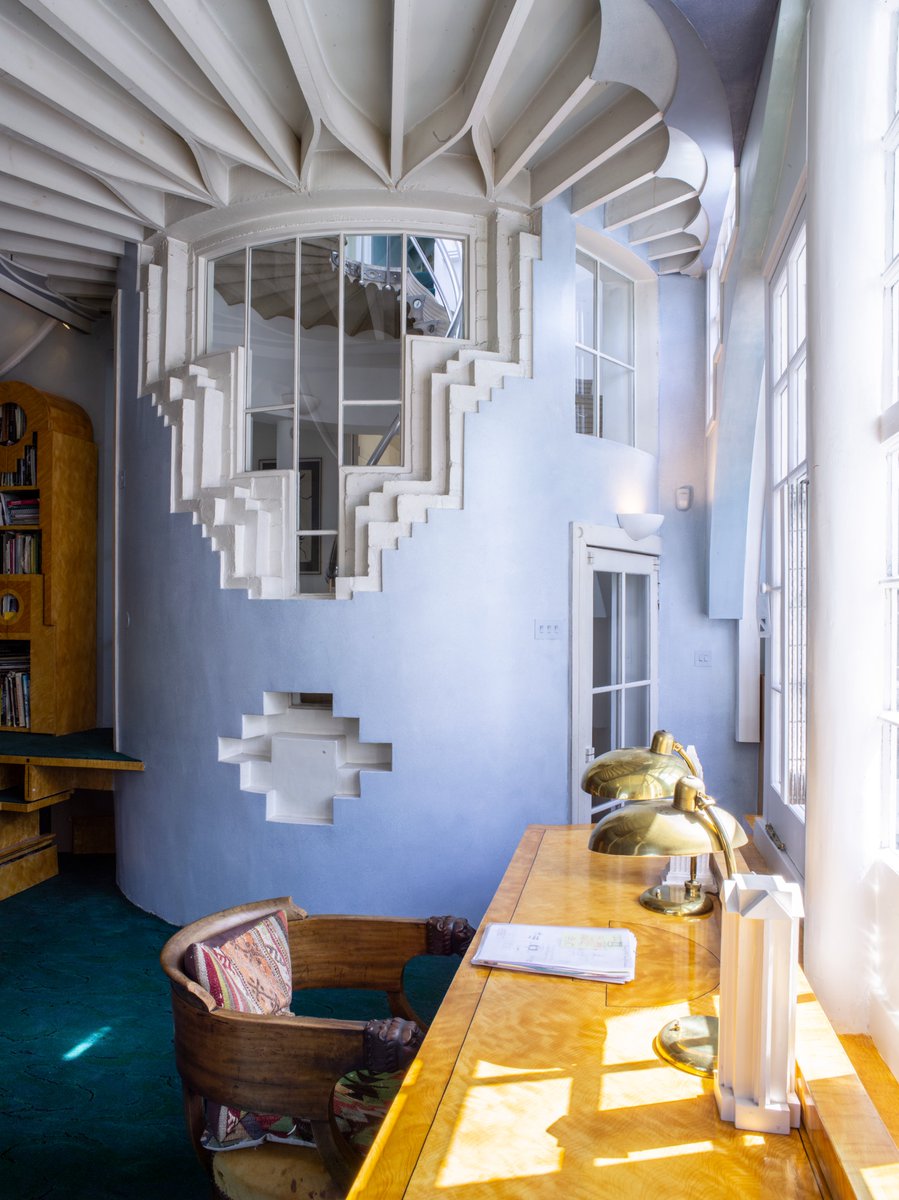 chrisfoges's tweet photo. Looking forward to this a lot: Charles Jencks' @thecosmichouse - designed with Maggie Keswick Jencks and Terry Farrell - opens as a museum on 24 September https://t.co/Qg8hsbje7h https://t.co/llmWahj8RJ