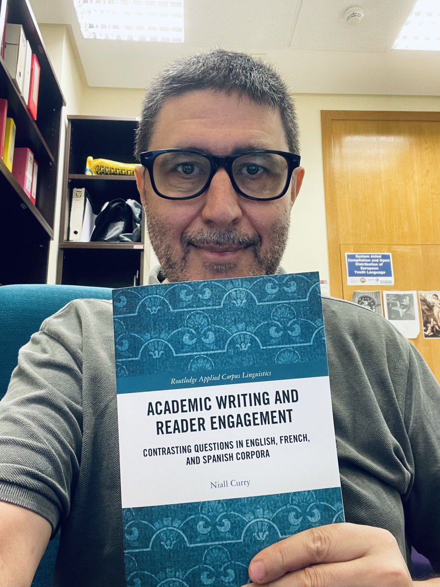 Look what I found in the mail: Academic #writing  and Reader Engagement. Contrasting Questions in English, French and Spanish #Corpora #corpuslinguistics Congrats @NiallRCurry #academicdiscourse #multilingualdiscourse 👏👏👏