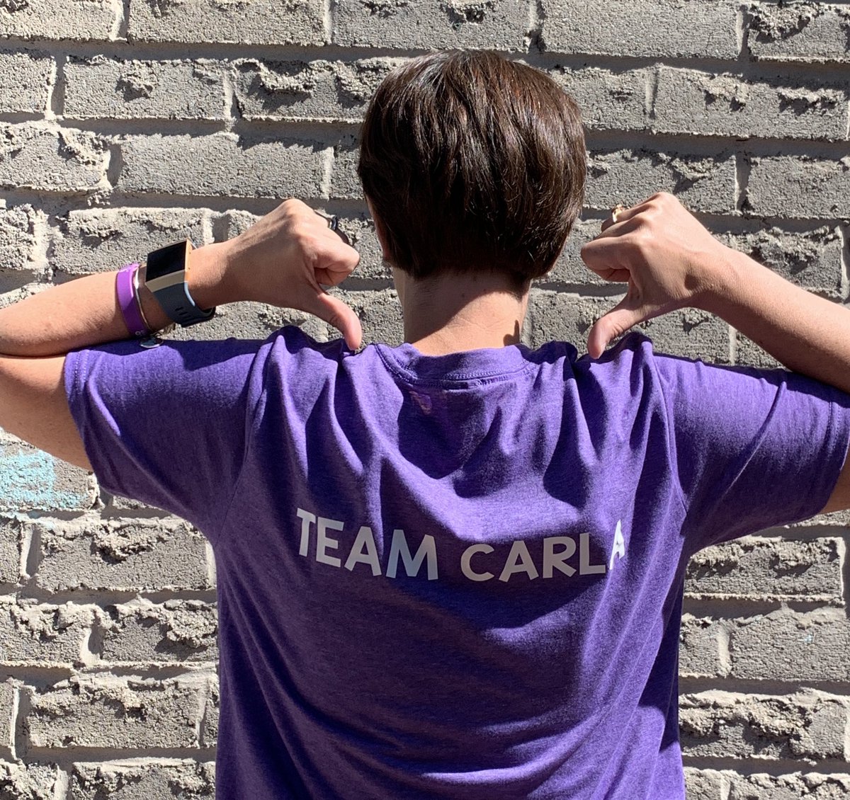 schmidtteach's tweet photo. 💜🎉Team Seton wearing purple shirts for ALS awareness today!! For Mrs. Puglia-Ribeiro and with the hope of finding a cure we support you!💟✨Join the walk this weekend and donate to Carla’s team here: https://t.co/MwVy5Ftpay  @SetonSt @ALSCanada https://t.co/pAQE7o4np9