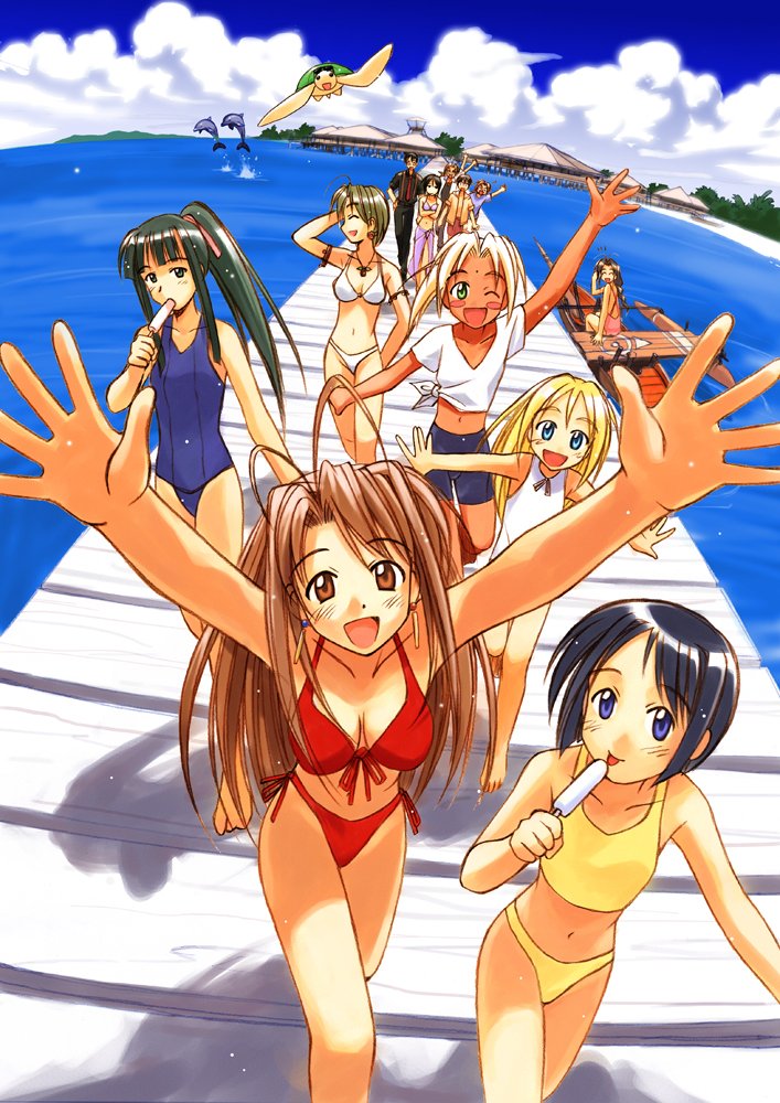 ☆『ラブひな』の懐かしいカラーイラスト集 ・ラブひなDVDーBOX