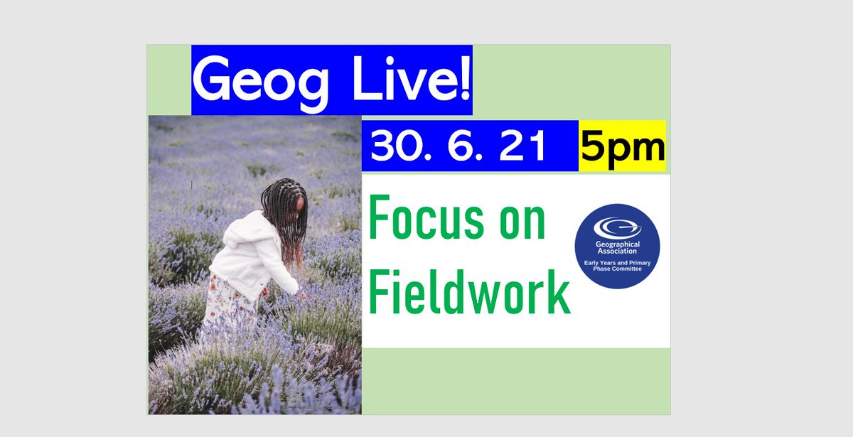 EYPPC_GA's tweet photo. Read the @Ofstednews Geography report and want EY and Primary support?
**FREE #GeogLive CPD seminar on 30th June 5pm, via zoom from your friends @EYPPC_GA**
"Fieldwork is vital to geographical practice" (Ofsted, 2021)
Do join us!
https://t.co/zQwAtsOK2P https://t.co/9rRMd1QcvS