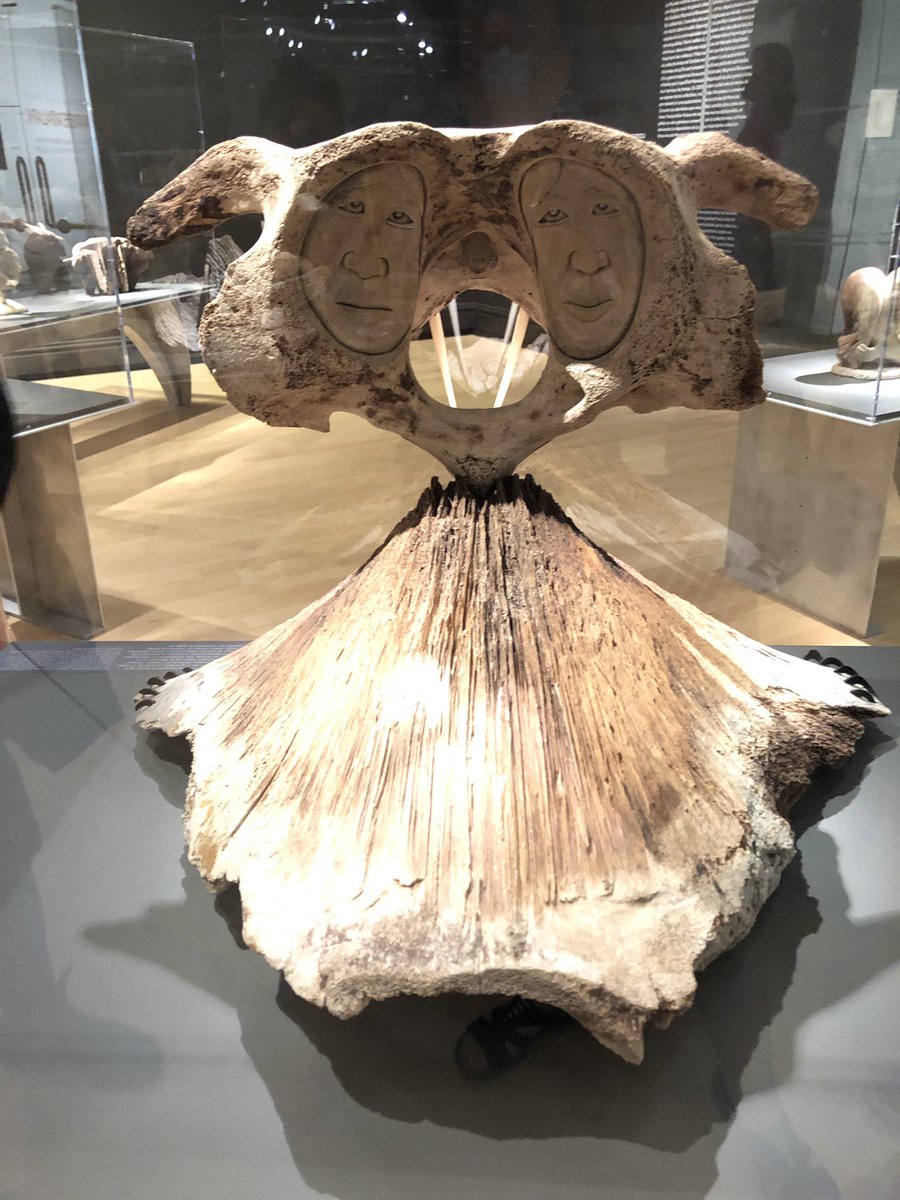 AnneJoCameron's tweet photo. Première exposition solo @mnbaq de l’artiste inuit de Manasie Akpaliapik. 40 œuvres témoignent du parcours du sculpteur. #rcqc #manasieakpiliapik #resilience #collectionbrousseau #beauté #osdebaleine https://t.co/jgiM1gFNwr