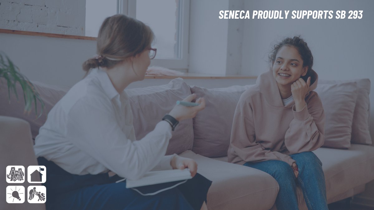 SenecaFOA's tweet photo. Providers are bogged down with paperwork when they could be spending more time treating children w/ #MentalHealth needs. #SB293 (@MoniqueLimonCA) aims to standardize and reduce the paperwork, allowing providers to focus on their clients! Seneca proudly supports this bill! #CaLeg https://t.co/2iQFPgflPJ