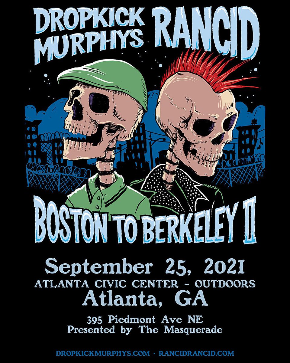 presale live now - pw is WRECKINGBALL

@DropkickMurphys 🤝 <a href="/Rancid/">RANCID</a> ✨
September 25 - Outdoors @ Atlanta Civic Center 

🎫 ticketmaster.com/event/0E005ACB…