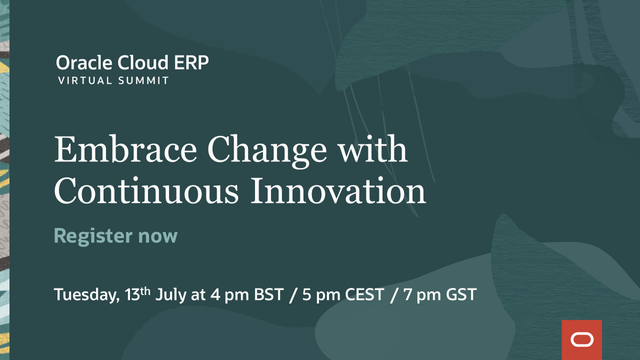 Claude Schlesser (@claudeschlesser) on Twitter photo Can #finance leaders lead growth through continuous #innovation? Join a panel of experts to learn how new technologies, a new culture and new skillsets are turning finance teams into strategists <a href="/OracleCloudERP/">Oracle Cloud ERP</a> bit.ly/3cLZDFG Can #finance leaders lead growth through continuous #innovation? Join a panel of experts to learn how new technologies, a new culture and new skillsets are turning finance teams into strategists <a href="/OracleCloudERP/">Oracle Cloud ERP</a> bit.ly/3cLZDFG