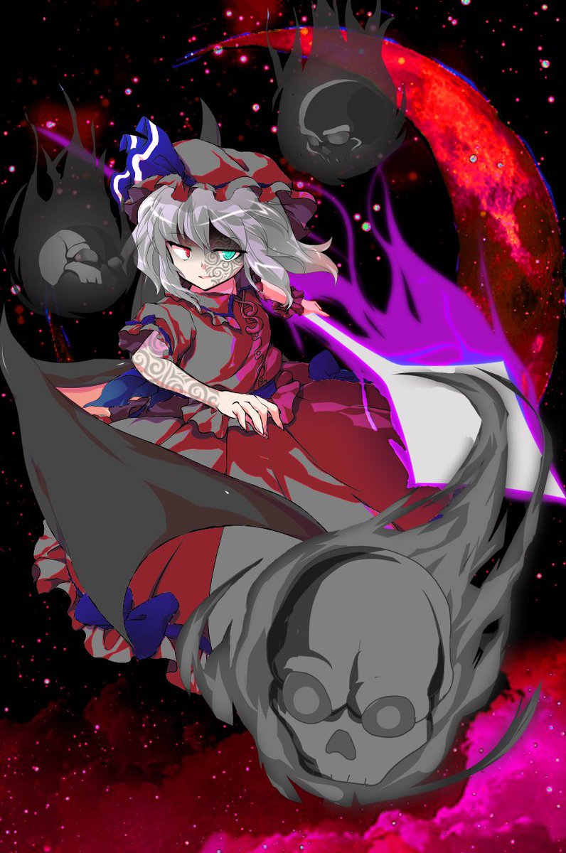 十六夜 絵が下手だから立ち絵を改変するしかできないのだ 東方project 東方立ち絵