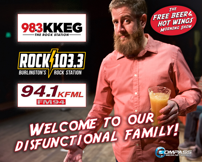 CompassMediaNet's tweet image. @fbhw WELCOME TO THE LATEST MEMBERS OF THE #freebeerandhotwings FAMILY...  
@983Keg 
@Rock1033FM 
#94Rocks #KFML
@freebeergregg @hotwingsfbhw @JoeFBHW  @NoPHinSteven #kellycheese