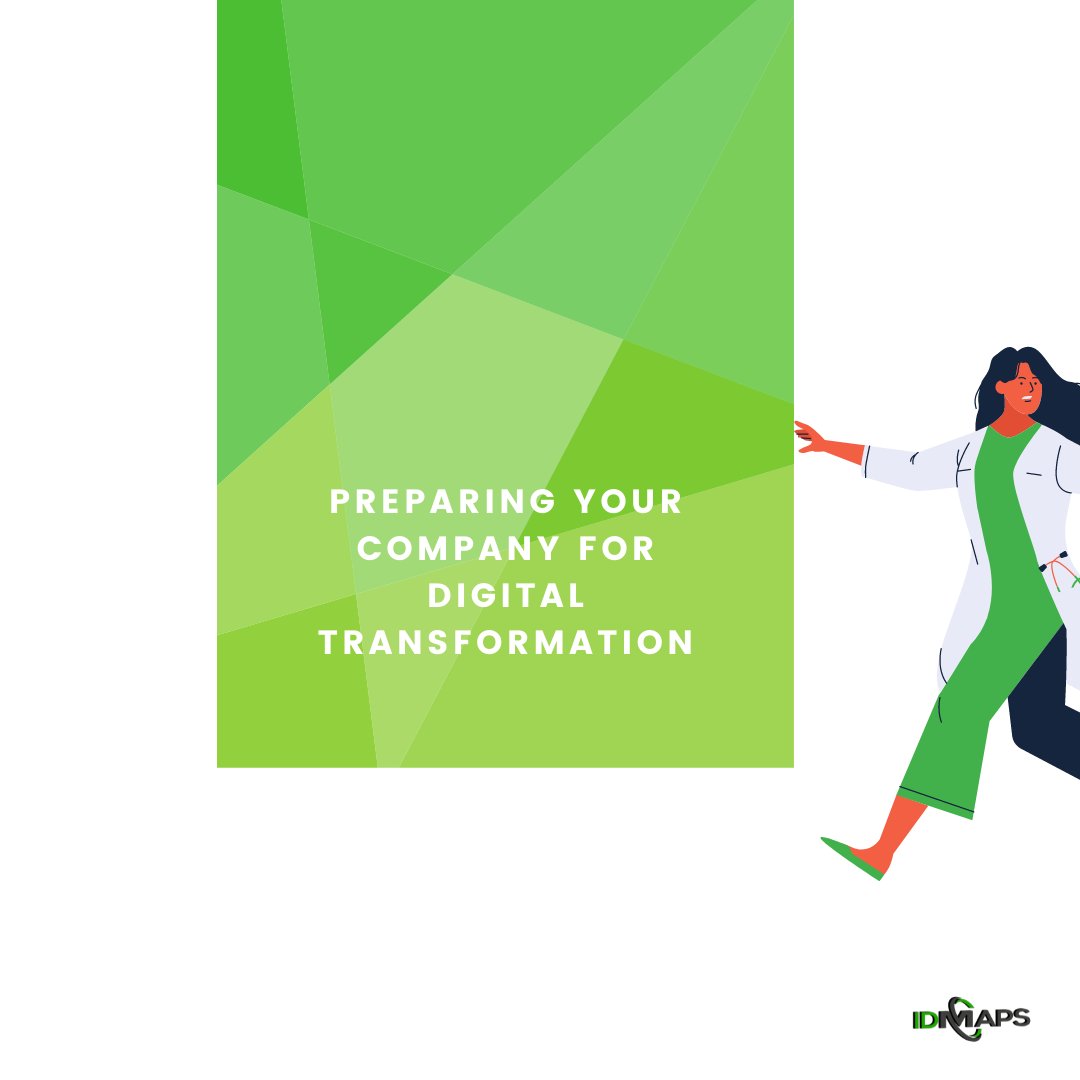 idmaps's tweet photo. Four ways to prepare your company for digital transformation:
- Update you business model
- Get your team’s buy-in
- Choose tools/solutions that suit your organization’s culture
- Train your team
Let us help you embrace the future. Call us now
#IDMAPS #DigitalTransformation https://t.co/14MWgyINxl