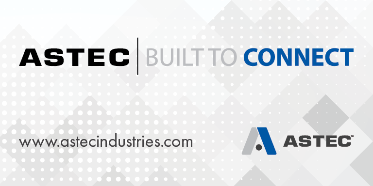 Connection is at the heart of everything we do.
We design and manufacture products used to build the infrastructure that physically connects the world, but the connections we make with people are what drives us forward.  
We are #BuiltToConnect

#ASTEC #OneASTEC