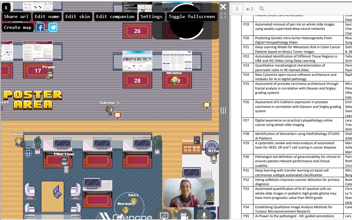 sabine_leh's tweet image. Lunch break in the poster area😀! #ECDP2021