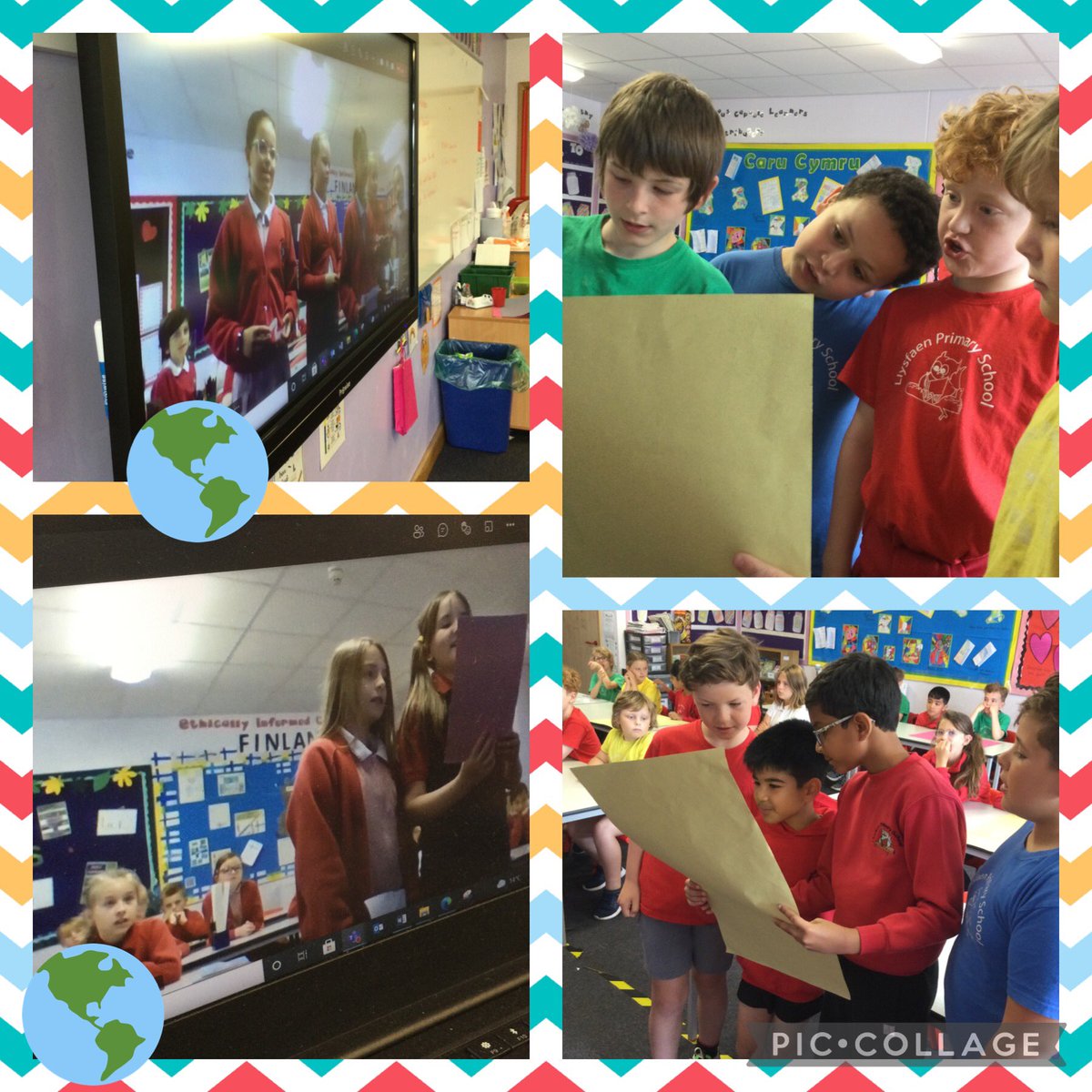Llysfaen2023's tweet photo. #4RL and #4CF enjoyed sharing their Eco initiatives with each other this morning. They included brilliant ways of saving water, collecting crisp packets, creating compost and recycling batteries! ππ±π§β»οΈ#EIC ππ½ππΌ#healtheworld https://t.co/qcmBq7xtXM