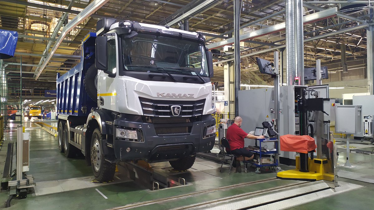 kamaz_official's tweet photo. На «КАМАЗе» запускают новую линию End-of-line https://t.co/GoOQFcMVEa https://t.co/rESjcCQeK1