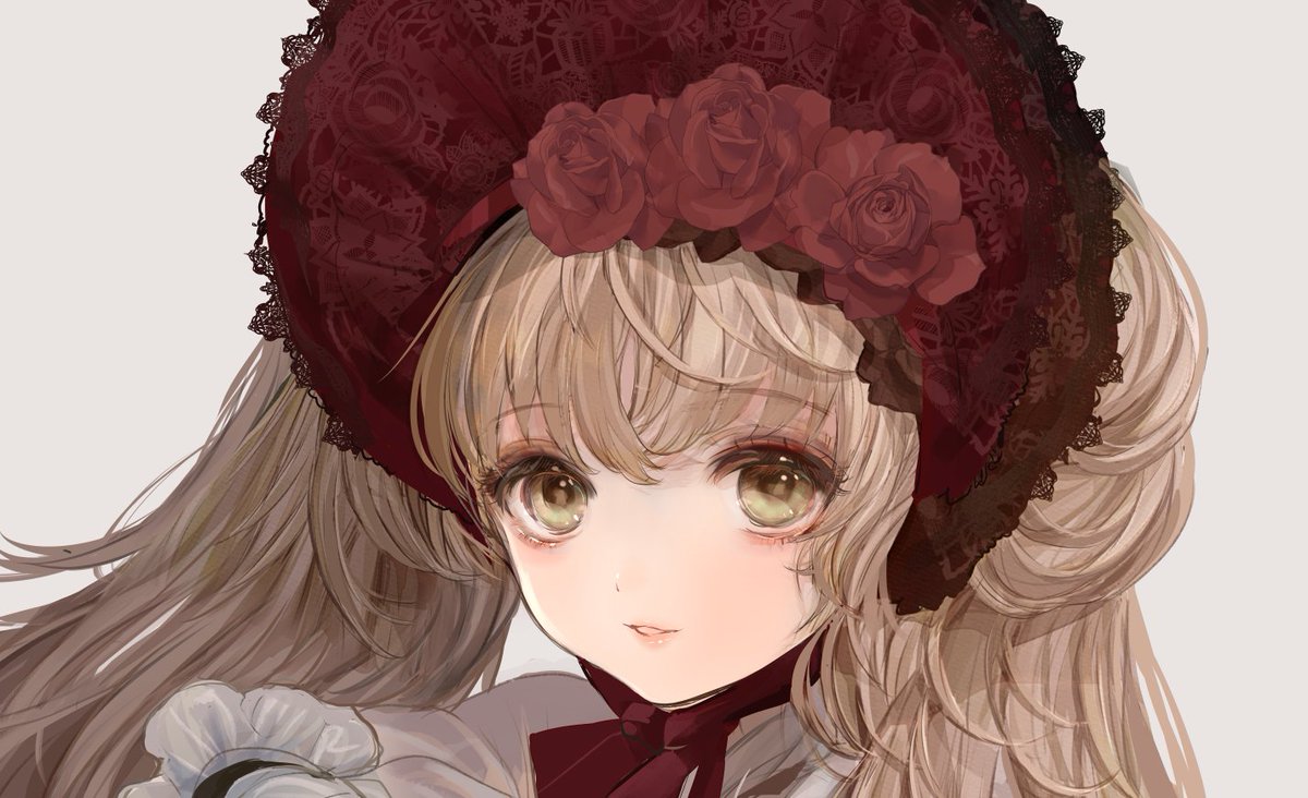 薔薇の少女 Wip 製作途中のイラストの 顔まわりの別キャラ版です こちらの こもりひっき 幻想少女絵のイラスト 薔薇の少女 Wip 製作途中のイラストの 顔まわりの別キャラ版です こちらの こもりひっき 幻想少女絵のイラスト