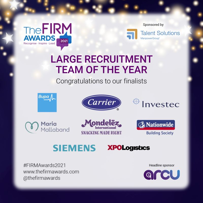 experisbezbd's tweet photo. It's the #FIRMAwards2021 later today and for a 2nd year 
@MPG_TSolutions are proud to partner with  @TheFIRMAwards and sponsor the 'Large Recruitment Team of the Year' award. Good luck to all the finalists listed below and I look forward to seeing who is unveiled as the WINNER! https://t.co/zCTgyknQ3b