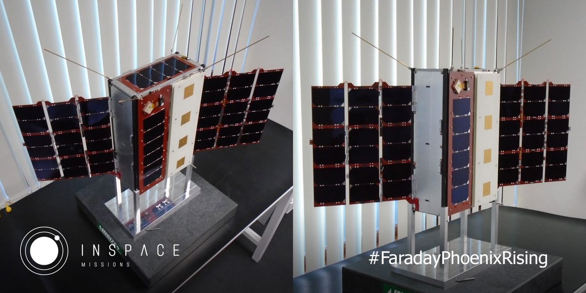 Just 8 days until the launch of our Faraday Phoenix spacecraft from Cape Canaveral, with @Spaceflight! We're thrilled to have payloads on-board for six customers, including <a href="/AirbusSpace/">Airbus Space</a>, @Lacuna_Space <a href="/SatixFy_satcom/">SatixFy</a> &amp; @AeternumSpace. #FaradayPhoenixRising in-space.co.uk