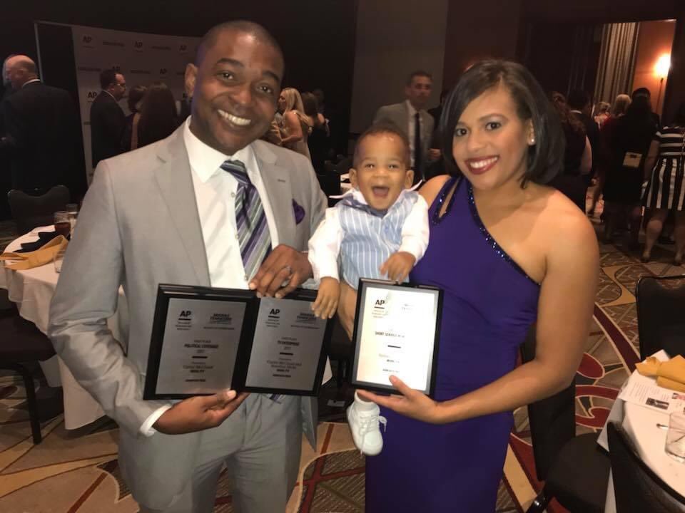 CurtisDMcCloud's tweet image. #TBThursday: that time we were “those parents” who brought a baby to an awards dinner. 🤷🏾‍♂️ oops! #Wehadfun #nobabysitter #hedidntcry #ourgoodluckcharm #tnapawards2018