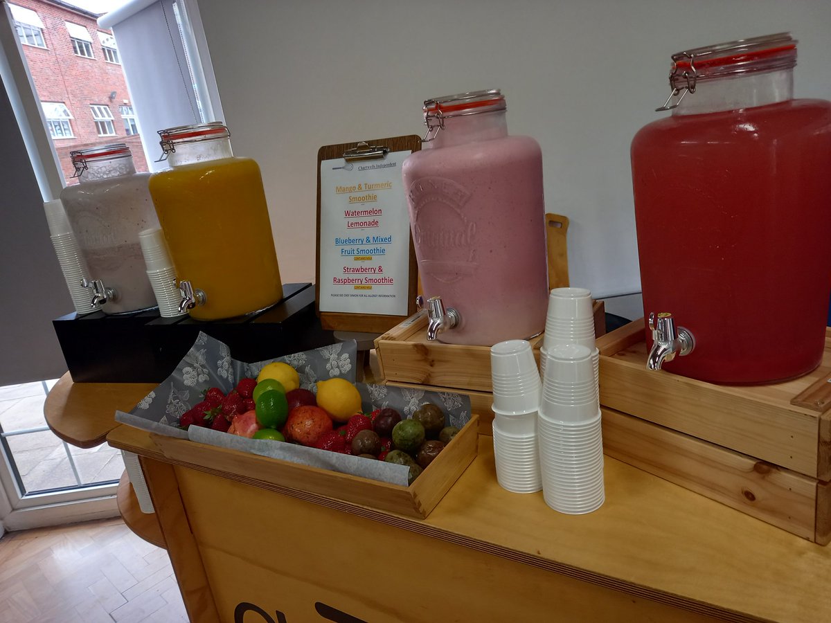 spj_cook's tweet photo. Smoothie bar for a lunch time treat today @BansteadPrep full of goodness @chartwellsUL @m_pateman https://t.co/9ChPiMmVOl