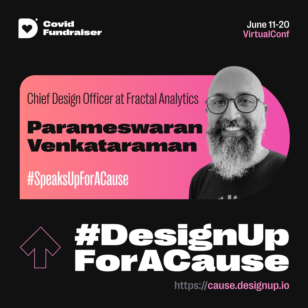 DesignUpConf's tweet photo. 🎙@onwardparam at #DesignUpForACause 🎙

Param Venkataraman, Chief Design Officer at https://t.co/ZF2czF9qNt, works at the intersection of Design + AI | Over 24 yrs of exp in design | Ex-IDEOer | Speaker at #DUp21

#DUp21 Virtual Conference | June 11-20👉 https://t.co/ZgYbxNMI3f https://t.co/eJHdPp56cH