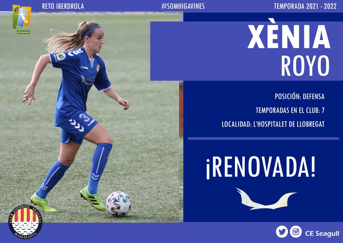RENOVACIÓN

📝 Xènia Royo

🤝🏻 Temporada 2021 - 2022

#SomhiGavines 🔵🔵 #RetoIberdrola