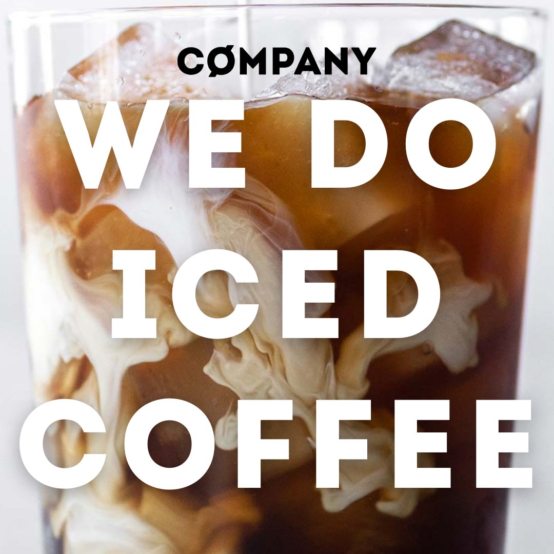 It might be slightly cooler today but an iced latte is good any day! We can also add syrup to your drink, we've currently got vanilla, caramel, gingerbread and cinnamon 😋
#GreatCompany