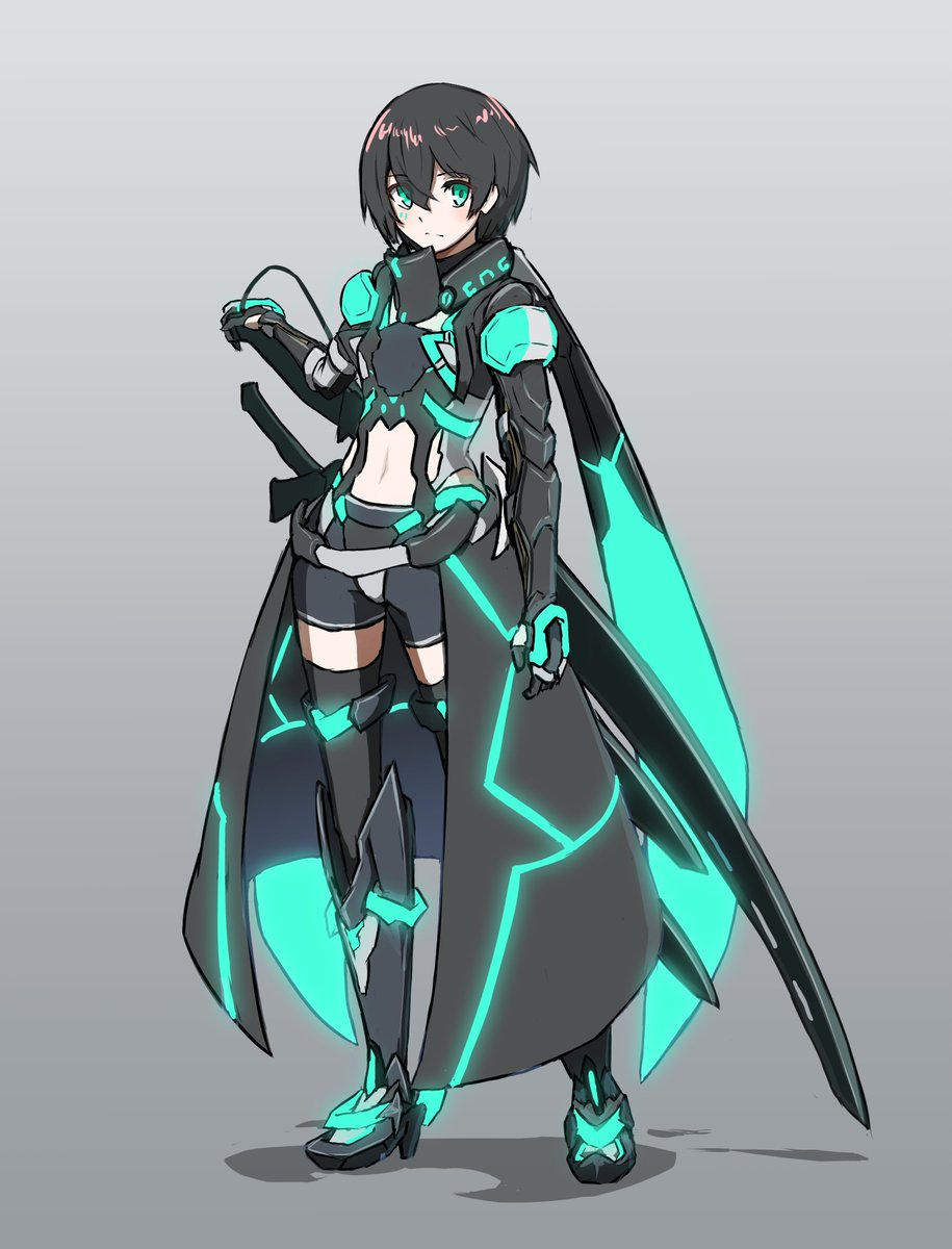 Pso2の自キャラ描きました ツインダガー接着子です かわいい Pso2 リヴン Skeb募集中のイラスト