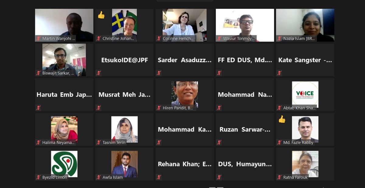 TaskTeamCSO's tweet image. Effective engagement of CSOs in development is a shared responsibility: partner country governments, development cooperation providers and CSOs all have a role to play. The 1st virtual multi-stakeholder #GoingFurtherTogether workshop #Bangladesh is a wrap!