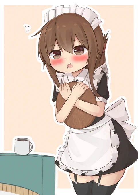 メイド電ちゃん #艦これ #メイド #艦隊これくしょん #電 https://t.co/7LVCgu5MUA 