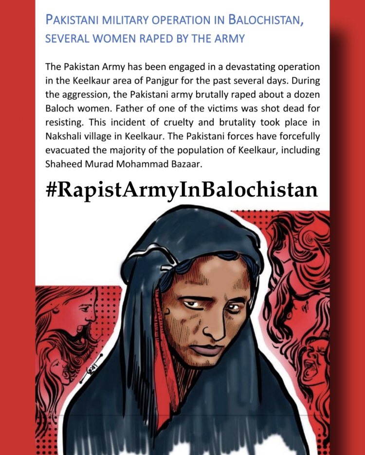 javeriabaluch's tweet photo. #RapistArmyInBalochistan https://t.co/y6DGy9HTX6