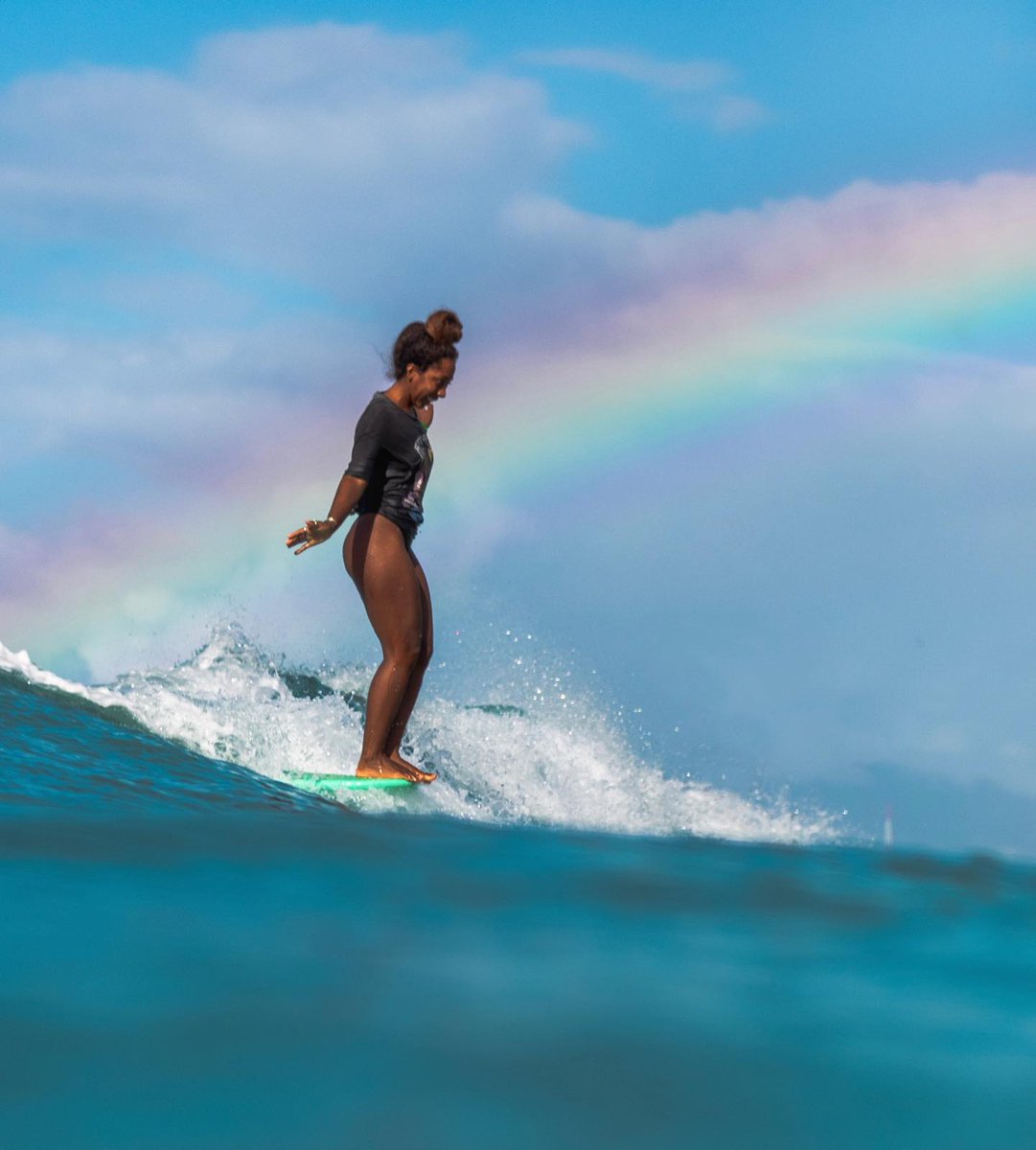 SurfGirlMag's tweet photo. Remember to always count your rainbows, not your storms. 📸: Nique Miller by https://t.co/MOQgCPGGbl https://t.co/9gFpVi5EhY