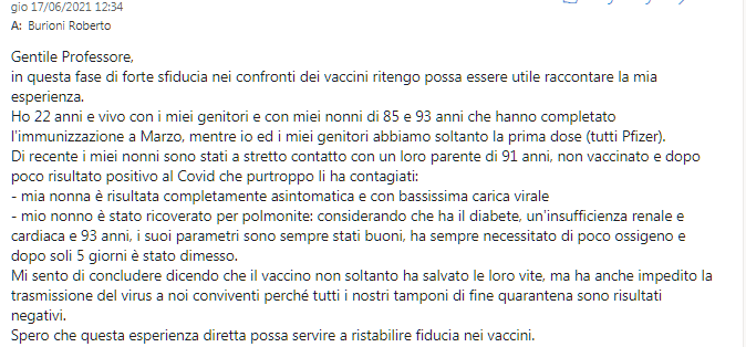 RobertoBurioni's tweet photo. I vaccini funzionano. Evitano il contagio, se ci si contagia evitano la malattia e impediscono la trasmissione del virus. Per farla breve, salvano la vita. E i non vaccinati sono una bomba vagante che rappresentano un pericolo non solo per loro stessi, ma anche per gli altri. https://t.co/H4XPJib4HF