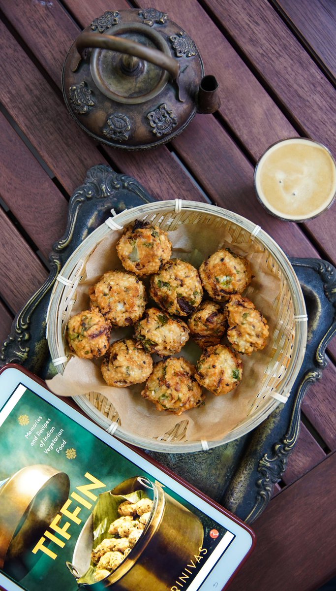 Recipe of the day today is Something fried to make the experience of rains feel complete- Manglore Bonda 
The recipe come from Rukmini Srinivas’s book Tiffin, these are super easy to make and equally easy to eat.
Recipe on my website- pallavinigamsahay.com