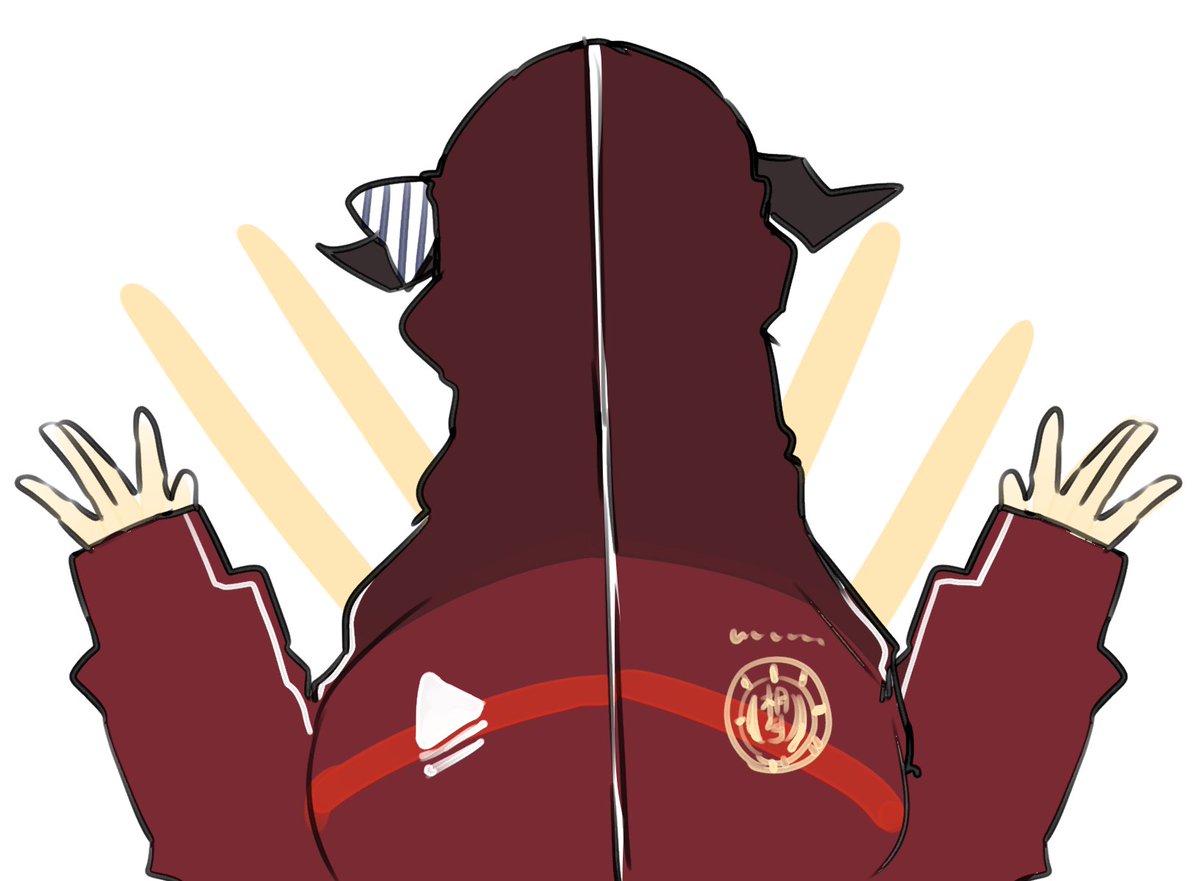 桐生ココジャージきちゃーーーー いすか のイラスト