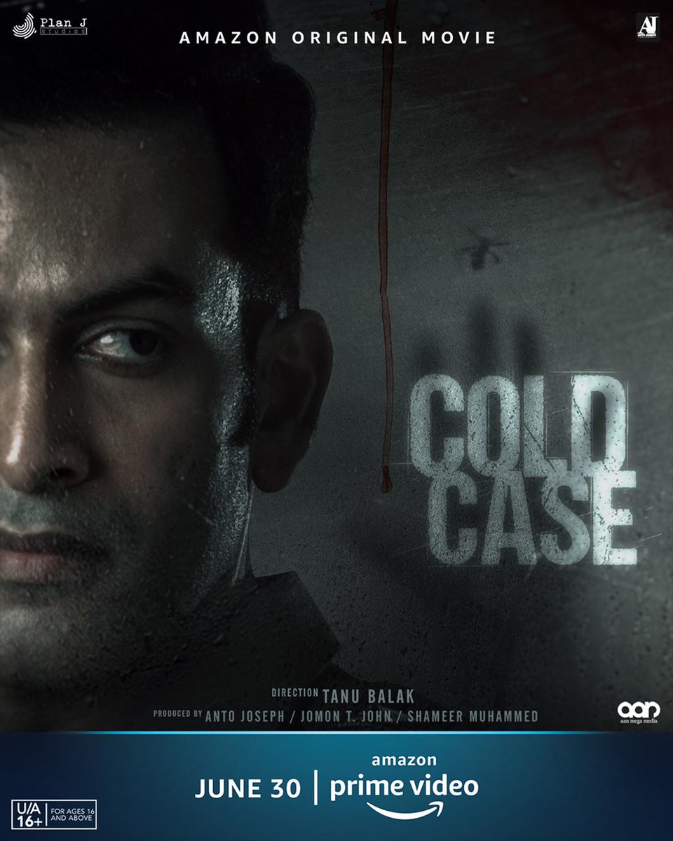 A new case, a new mystery, and your cop is back on duty!
Watch #ColdCaseOnPrime June 30, @PrimeVideoIN
 
 @PrithvirajSukumaran
@AditiBalan09 @lakshmipriyaaofficial @SuchitraPillai @Athmiya #GibinGopinath @PoojaMohanrajn @IamAntoJoseph @antojosephfilmcompany @TanuBalak