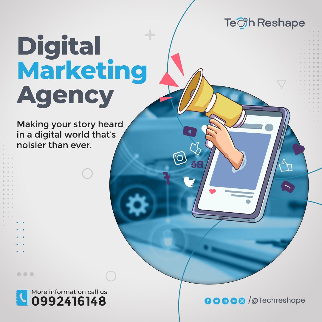TechReshape's tweet image. Are you looking for a digital marketing agency to manage all your marketing activities for your business?? Is your website is not on google the first page? Are you having issues with google ads, Facebook ads, Instagram ads, etc? 
#TechReshape #digitalmarketing #seo #facebookads