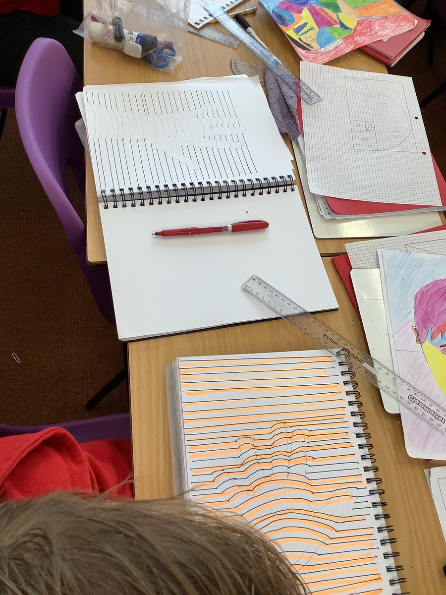 MissSWakefield's tweet photo. As well as finishing off our portraits, we have also been looking at camouflage. We then learnt to draw a 3D hand/camouflage. They are really effective, but took a lot of concentration to do accurately. #RackhamArtScienceMathsWeek @RackhamPrimary https://t.co/CkvF3rd2yY