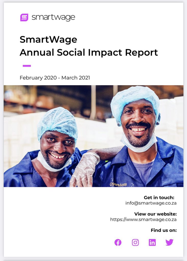 jem_hrs's tweet image. We are incredibly proud to announce the release of our Annual Social Impact Report! 

This report measures and articulates the difference SmartWage is making on both employers and employees. 

View the full report here: bit.ly/3q216gj