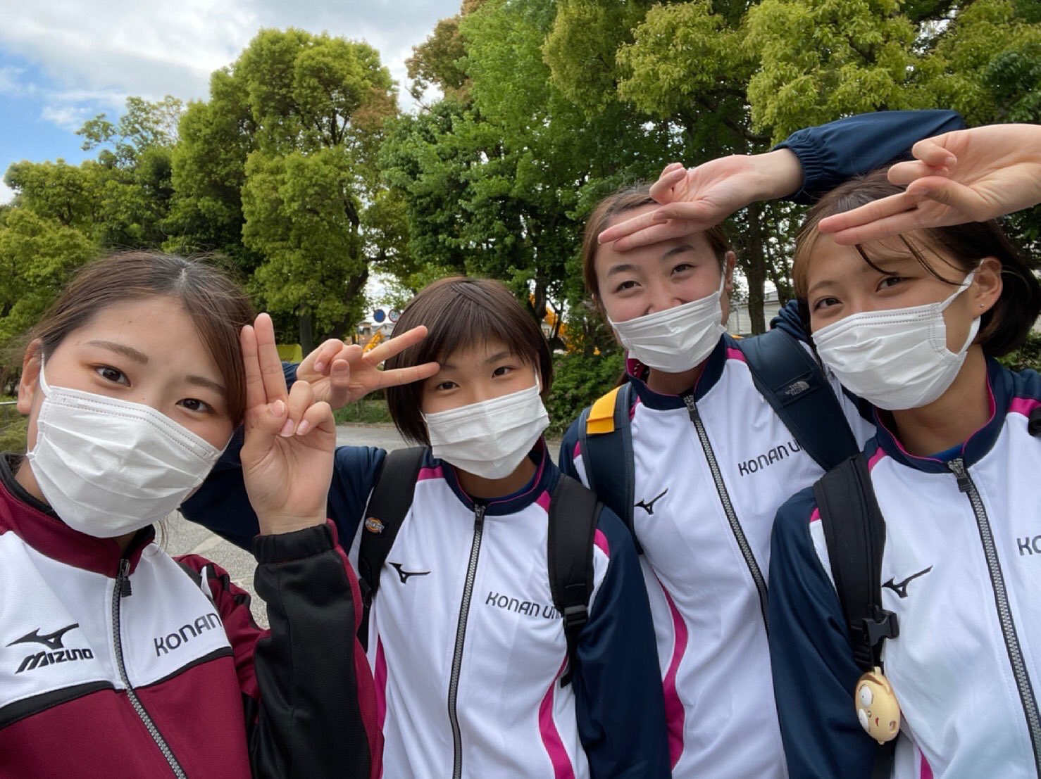 甲南大学フットサル部ジャージ上下