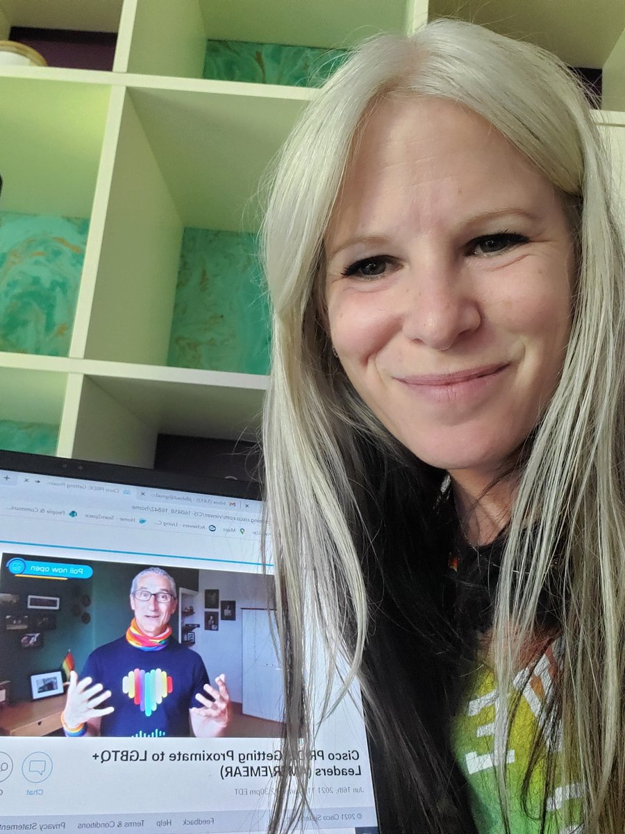 When you can't be with <a href="/mjmsf/">Mark J Murphy</a> in person for #CiscoPride, you find a way to be next to him anyway.