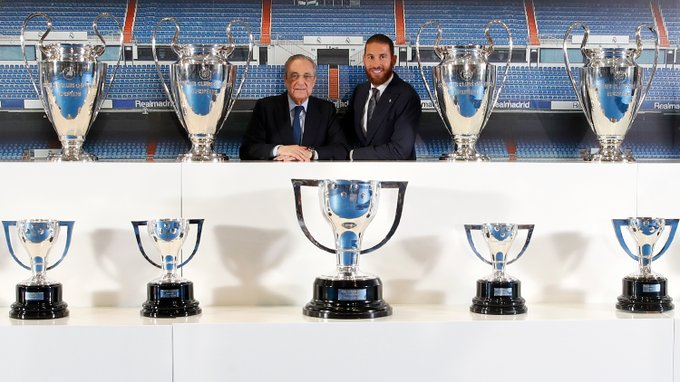 juancav_12's tweet photo. Sergio Ramos y las 4 ligas de campeones. 🏆🇪🇸

¡Volvere!

Fue el enunciado del capitán, los destinos ahora se separan pero se volveran a juntar en un futuro. 

#SergioRamos #RealMadrid https://t.co/TLgoemVMNI