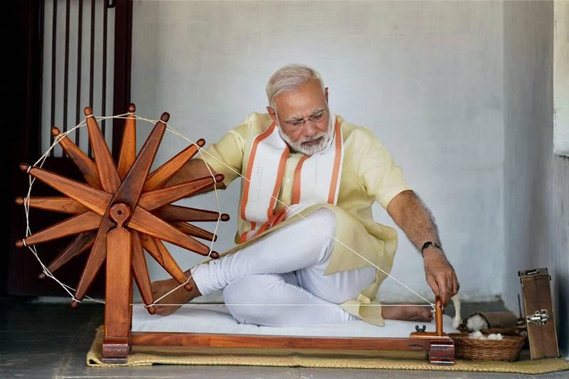 Sunil_Deodhar's tweet photo. Khadi &amp; Village Industries Commission records its highest-ever turnover. 
In the year 2020-21, @kvicindia registered a gross annual turnover of Rs. 95,741.74 crores, as compared to Rs. 88,887 crores turnover in 2019-20

Read: https://t.co/IY9TB7HaSN https://t.co/lIXohgktqR