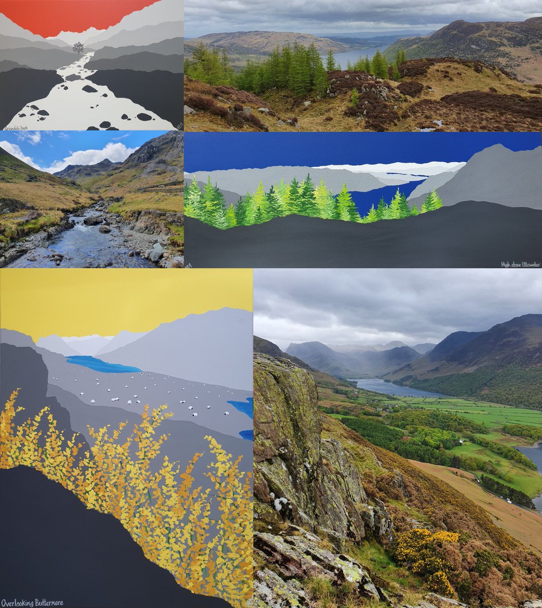 sammartinart's tweet photo. Super busy productive week so far 👍 #matchingpairs
Grisedale Beck 14x10"
High above Ullswater 40x16"
Overlooking Buttermere 18x24"
#LakeDistrict #landscapes #Patterdale #Ullswater #Buttermere #Cumbria #art #paintings https://t.co/1bsmWXJzXh