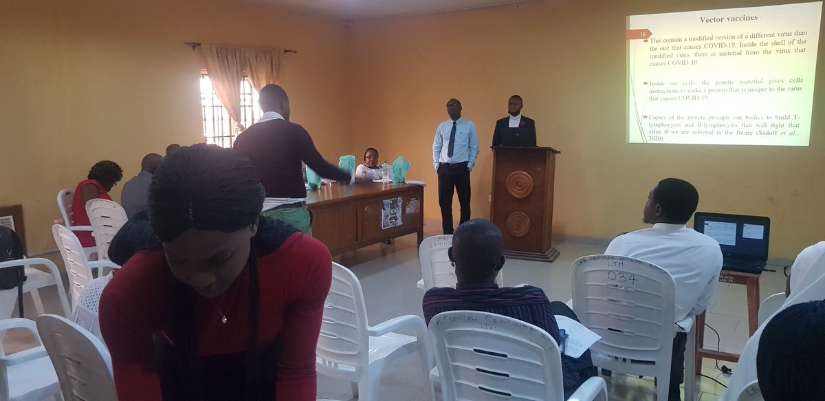 AmlsnLth's tweet photo. MLS Interns were yesterday send forth after a 2 day Intern Seminar Presentation organised by the Office of Head, Med Lab Services and AMLSN UTH Chapter. We wish them all successfull years ahead. Congratulations https://t.co/iS3dXpkKjq