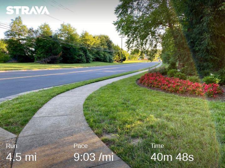 running_trav's tweet photo. A perfect 54°☀️this morning!😎 #PRRsummerpassport #irun2021 #1000in2021 #runnerdad #brooksrunning #alwaysinbeta #milestogo #thereisnofinishline https://t.co/j5qFGtjLgj