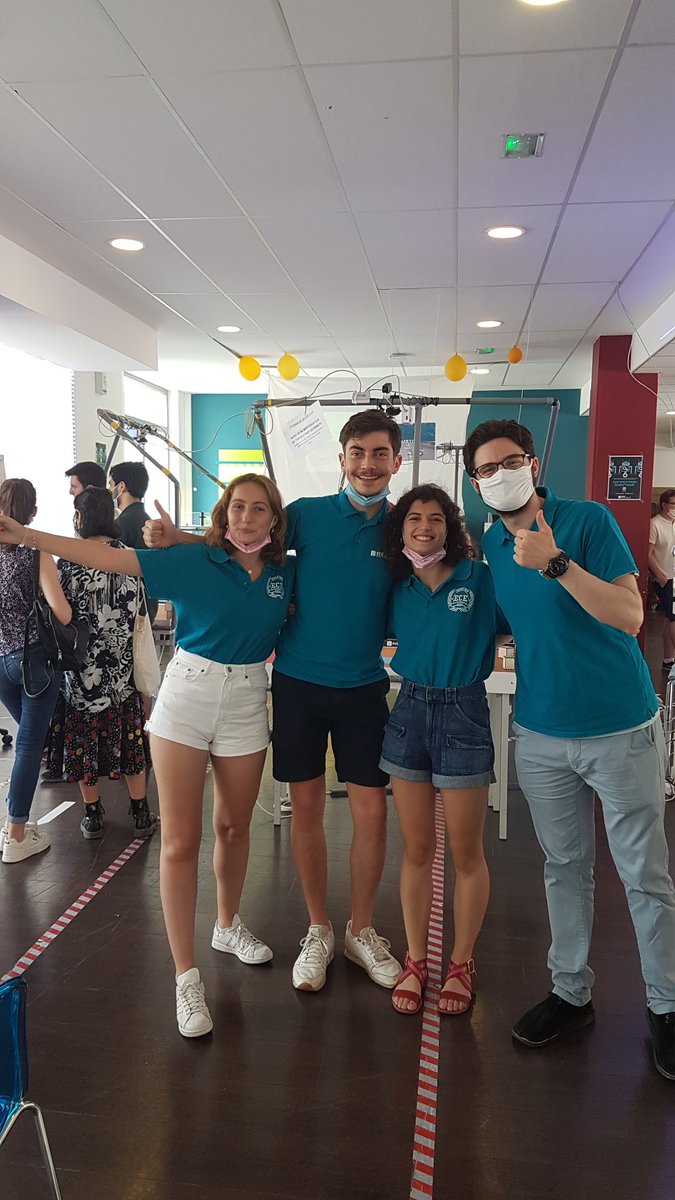 La squad 2038 #ececup en finale avec leur robot #autonome bravo <a href="/ingenieurs/">ingenieurs</a>