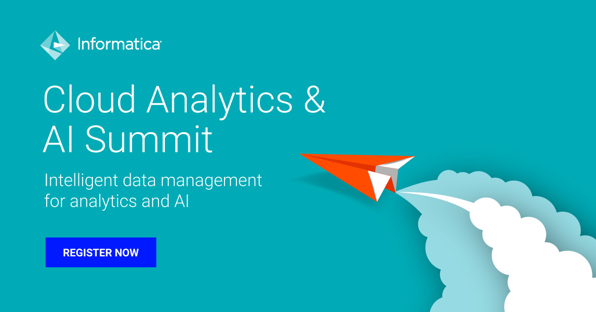 MBrouseVR's tweet photo. Join @DMenningerVR at the @Informatica Cloud Analytics &amp; AI Summit | June 22, 9am - 11am PT | to hear where the industry is headed and how you can progress in your digital transformation with #data for #AI and #analytics. Register here: https://t.co/yFcJ6m0zYo https://t.co/AnWf9ZGsCC