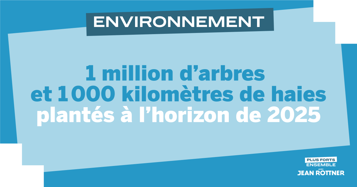 avecRottner_57's tweet photo. 🔴  #Programme
L’#écologie n’appartient pas à un parti ! Notre liste s'engage pour une meilleure transition énergétique !
Car notre #environnement est menacé et que sa protection passe par des initiatives fortes, 1M d'arbres et 1 000 km de haies seront plantés à l'horizon 2025. https://t.co/6YA5MTtJqV