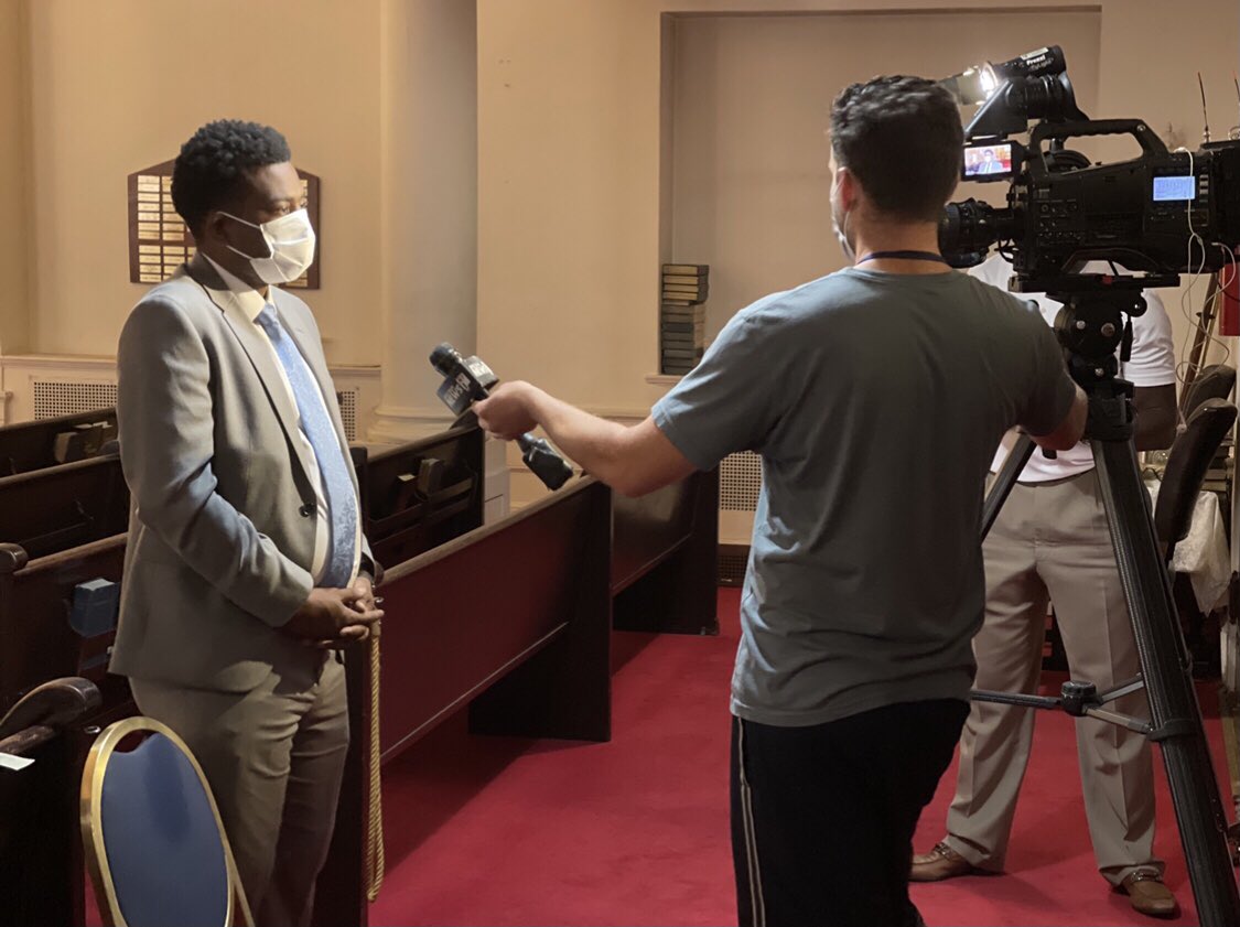 pierregooding's tweet photo. Thank you to @NY1 and @CBSNewYork for spreading the word about our pop up site at Rendall Memorial Presbyterian. Shout out to VIPStarNetwork and Johonniuss Chemweno for working with me and our church to create positive change and create vax access in Harlem #Harlemfirst https://t.co/QTKGbQjeKa